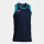 Dark Navy/Fluorescent Turquoise