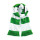 Kelly Green/White