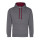 Charcoal/Burgundy
