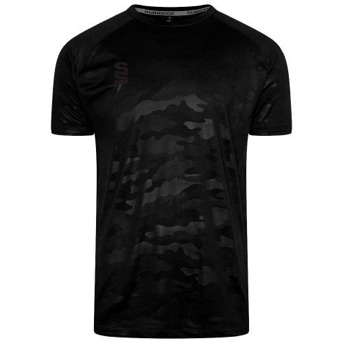 Surridge Camo Training T-Shirt-Black-Youth