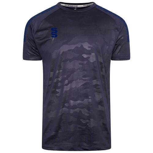 Surridge Camo Training T-Shirt-Navy-Youth