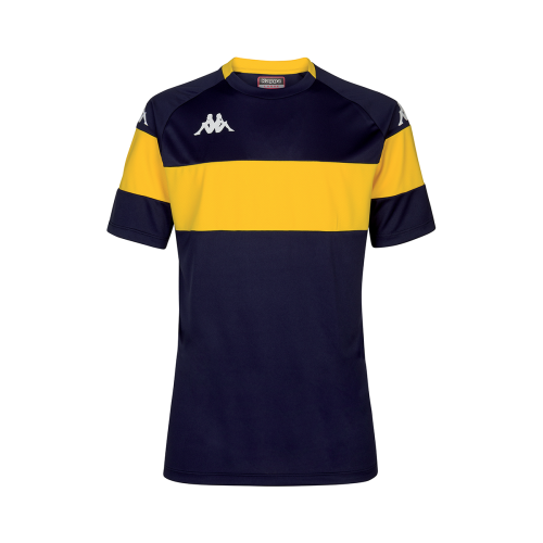 Kappa Dareto Act Jersey - Blue Marine/Yellow Chrome