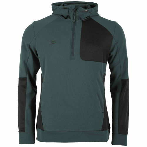 Stanno Plaza Brush Hooded Half Zip Top