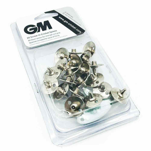 GM Cricket Soft Studs Set of 20 with Spanner