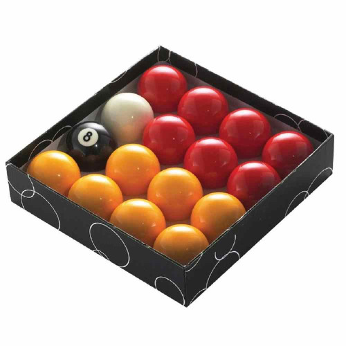 PowerGlide Pool Balls Red/Yellow (2")