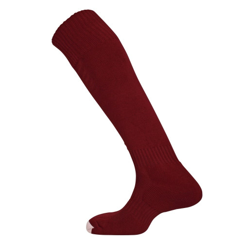 Mitre Mercury Plain Sock-Maroon-JNIOR-Original