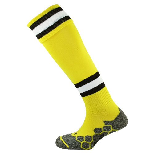 Mitre Division Tech Sock-Yellow/Black/White-JNIOR-Original