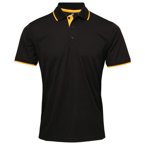 Premier Contrast Coolchecker Polo Shirt