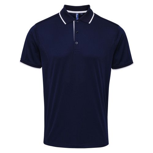 Premier Contrast Coolchecker Polo Shirt
