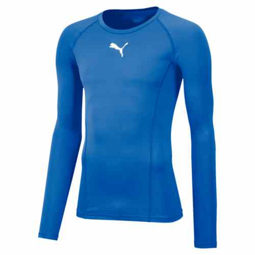 Puma Liga Baselayer Tee (Long Sleeve) - Blue - L