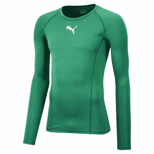 Puma Liga Baselayer Tee (Long Sleeve) - Green - XXL