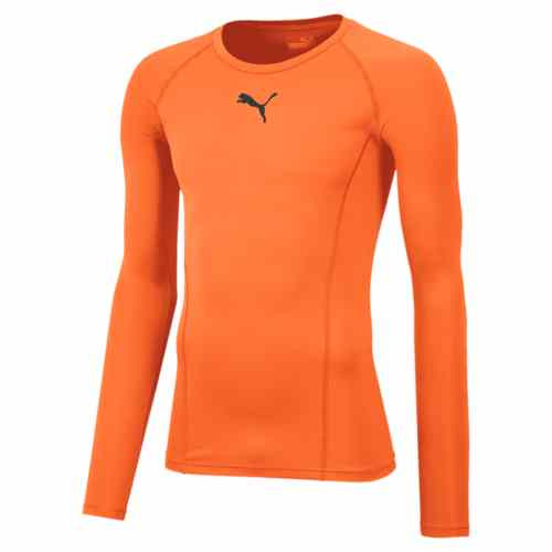 Puma Liga Baselayer Tee (Long Sleeve) - Orange - S