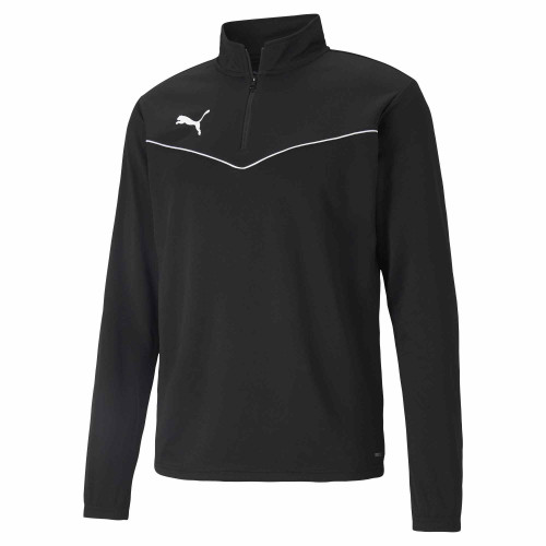 Puma Team Rise Training 1/4 Zip Top-Puma Black - Puma White-S