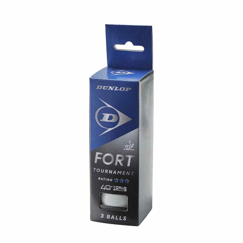 Dunlop 40+ Fort Tournament TT Balls (Pack of 3)