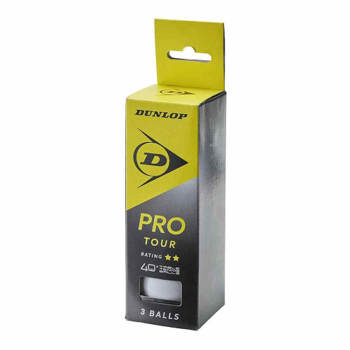 Dunlop 40+ Pro Tour TT Balls (Pack of 3)