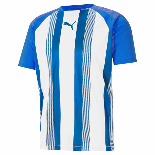 Puma Team Liga Striped Jersey - Electric Blue/Puma White