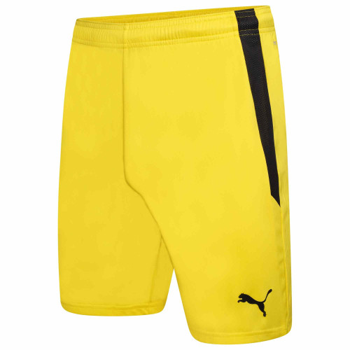 Puma Team Liga Shorts - Cyber Yellow/Puma Black