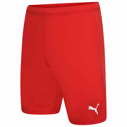 Puma Team Rise Shorts-Puma Red - Puma White-7-8YR