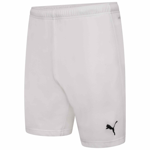 Puma Team Rise Shorts-Puma White - Puma Black-9-10YR