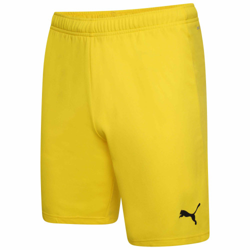Puma Team Rise Shorts-Cyber Yellow - Puma Black-XXXL