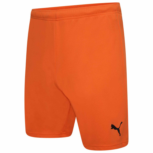 Puma Team Rise Shorts-Golden Poppy - Puma Black-11-12YR