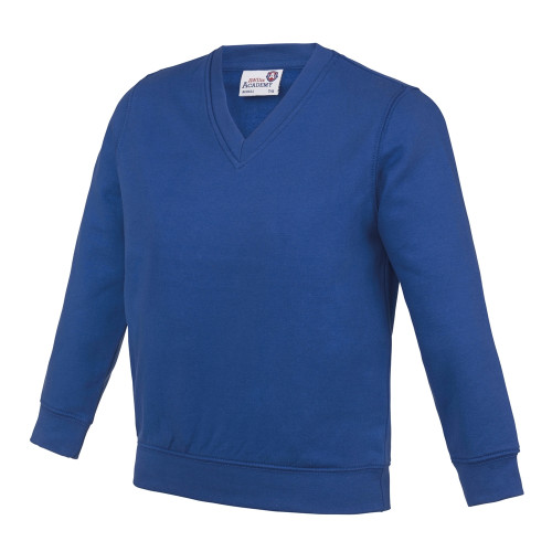 Awdis Academy Kids Academy V-Neck Sweatshirt