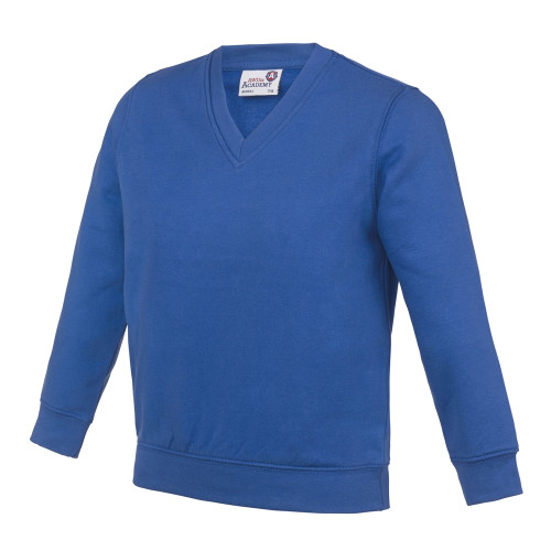 Awdis Academy Kids Academy V-Neck Sweatshirt