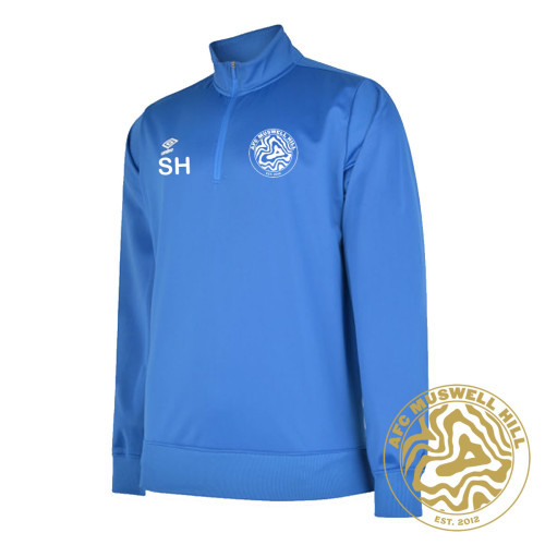 AFC Muswell Umbro Half Zip Poly Sweat