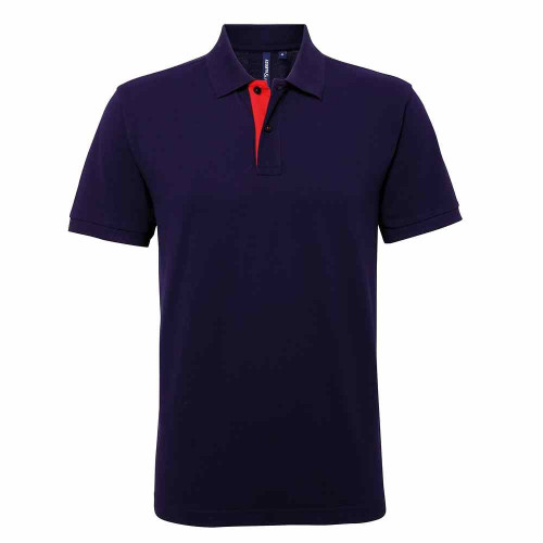 Asquith & Fox Classic Fit Contrast Polo