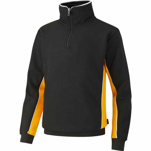 Falcon Spirit 1/4 Zip Top Black/Amber 30-32"