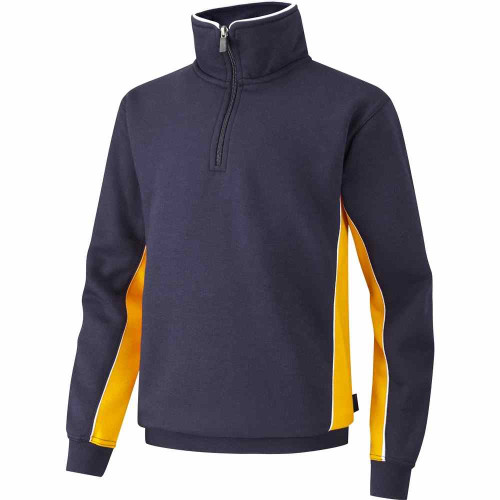 Falcon Spirit 1/4 Zip Top Navy/Amber 32-34"