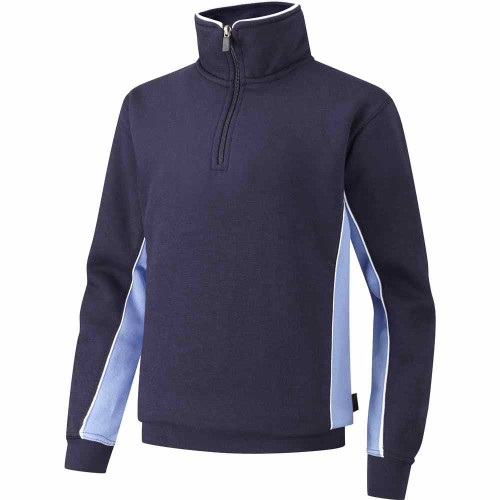 Falcon Spirit 1/4 Zip Top Navy/Sky 32-34"
