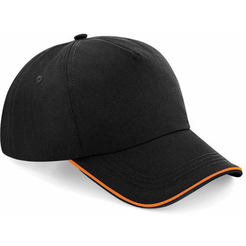 Beechfield Authentic 5-Panel Piped Peak Cap