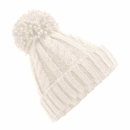 Beechfield Cable Knit Melange Beanie