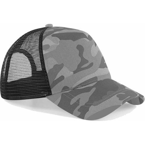 Beechfield Camo Snapback Trucker