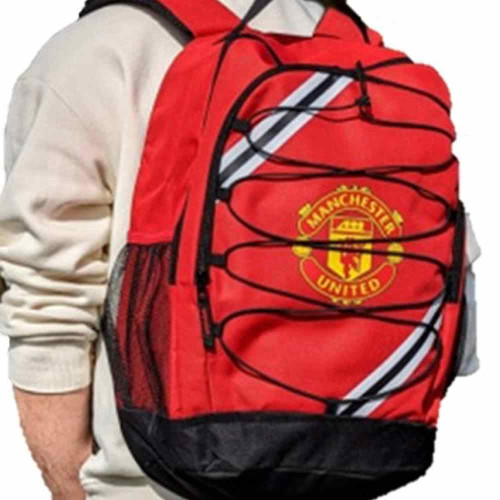 Team Merchandise Core Stripe Backpack (Man Utd)