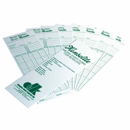 Henselite Bowls Score Cards (Pack of 100)