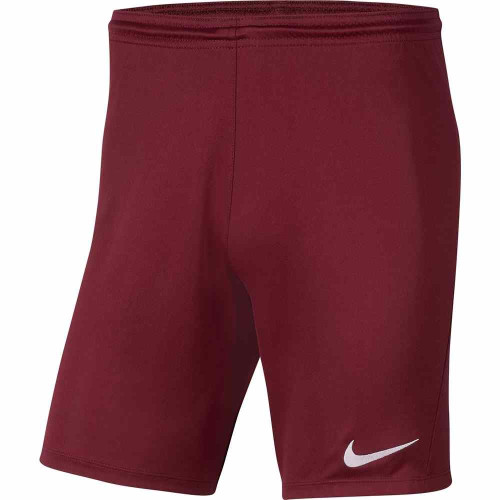 Nike Park III Short - Maroon - 2XL