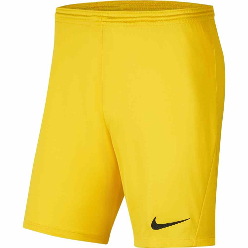 Nike Park III Short - Yellow/Black - M