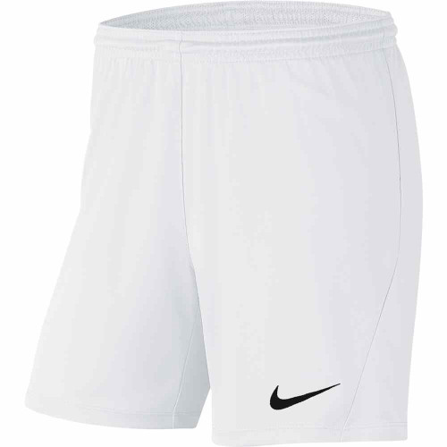 Nike Womens Park III Short - White/Black - XS