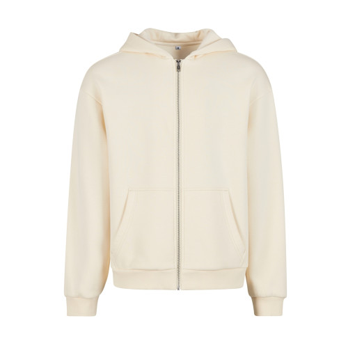 Build Your Brand Fluffy Zip Hoodie