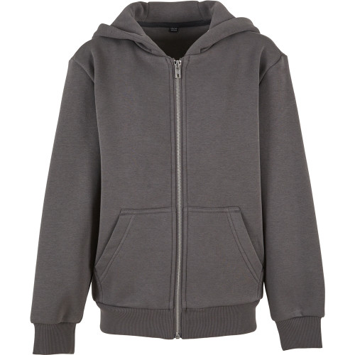 Build Your Brand Fluffy Zip Hoodie