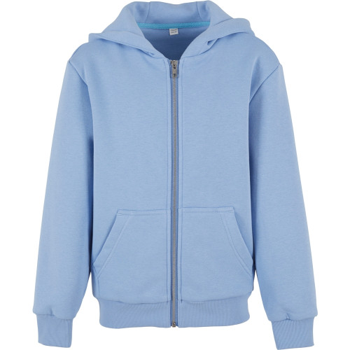 Build Your Brand Fluffy Zip Hoodie