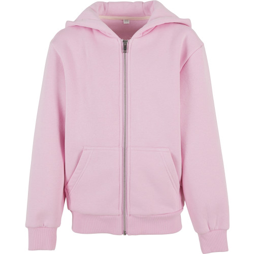 Build Your Brand Fluffy Zip Hoodie