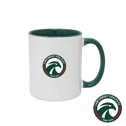 Canterbury Eagles Mug (White/Green)