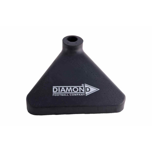 Diamond Corner Pole Base-Black-One Size