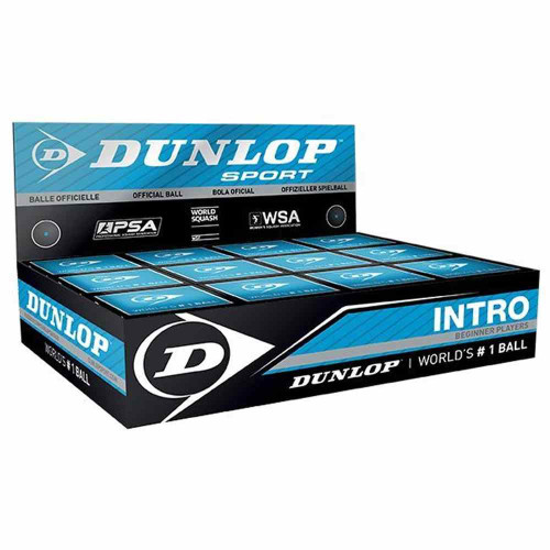 Dunlop Intro Squash Balls (Box of x12)