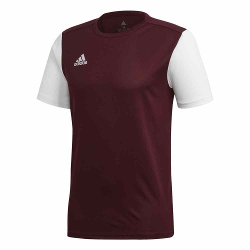 adidas Estro 19 Jersey (Short Sleeve) - Maroon/White - S