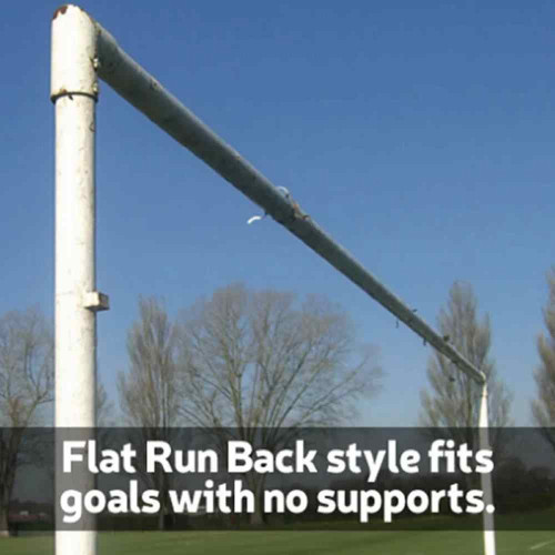 Diamond Flat Run Back Goal Nets
