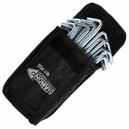 Diamond Metal Net Pegs (x20)